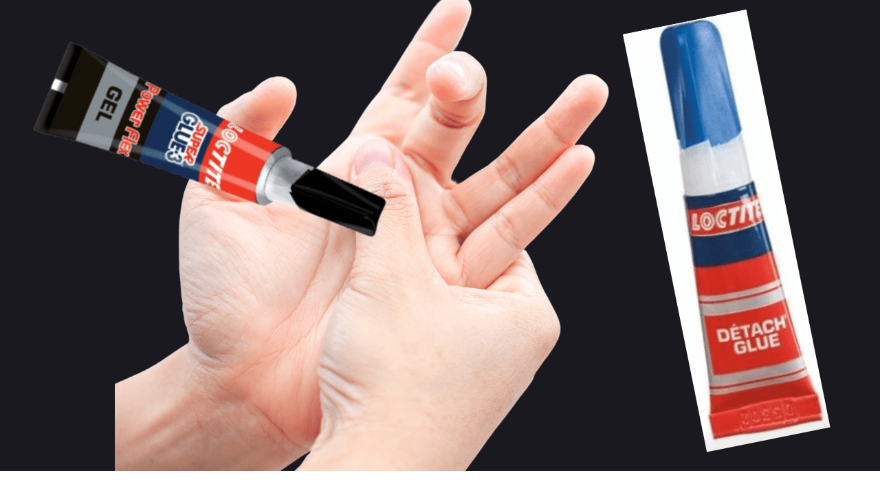 Comment enlever la super glue des doigts, cheveux et ongles