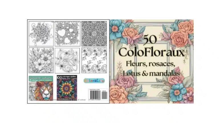 meilleur de livre de coloriages adulte floraux